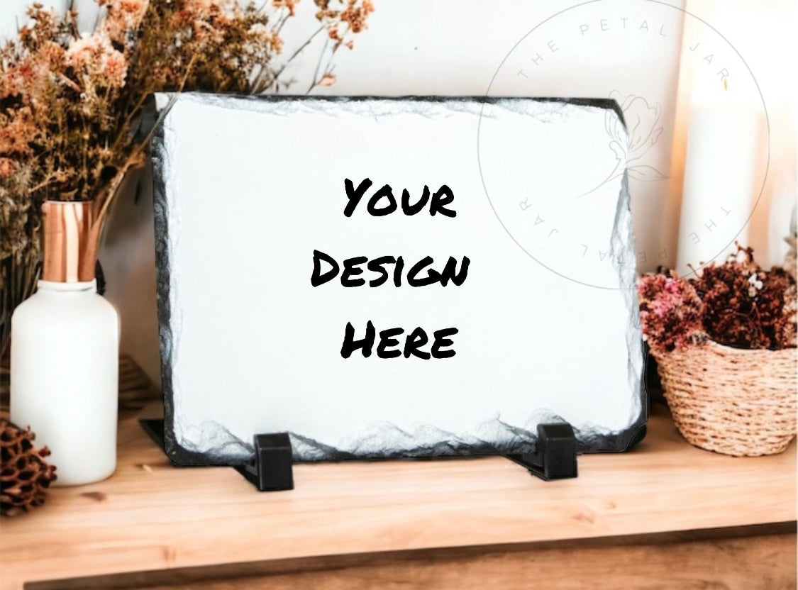 Custom photo slate