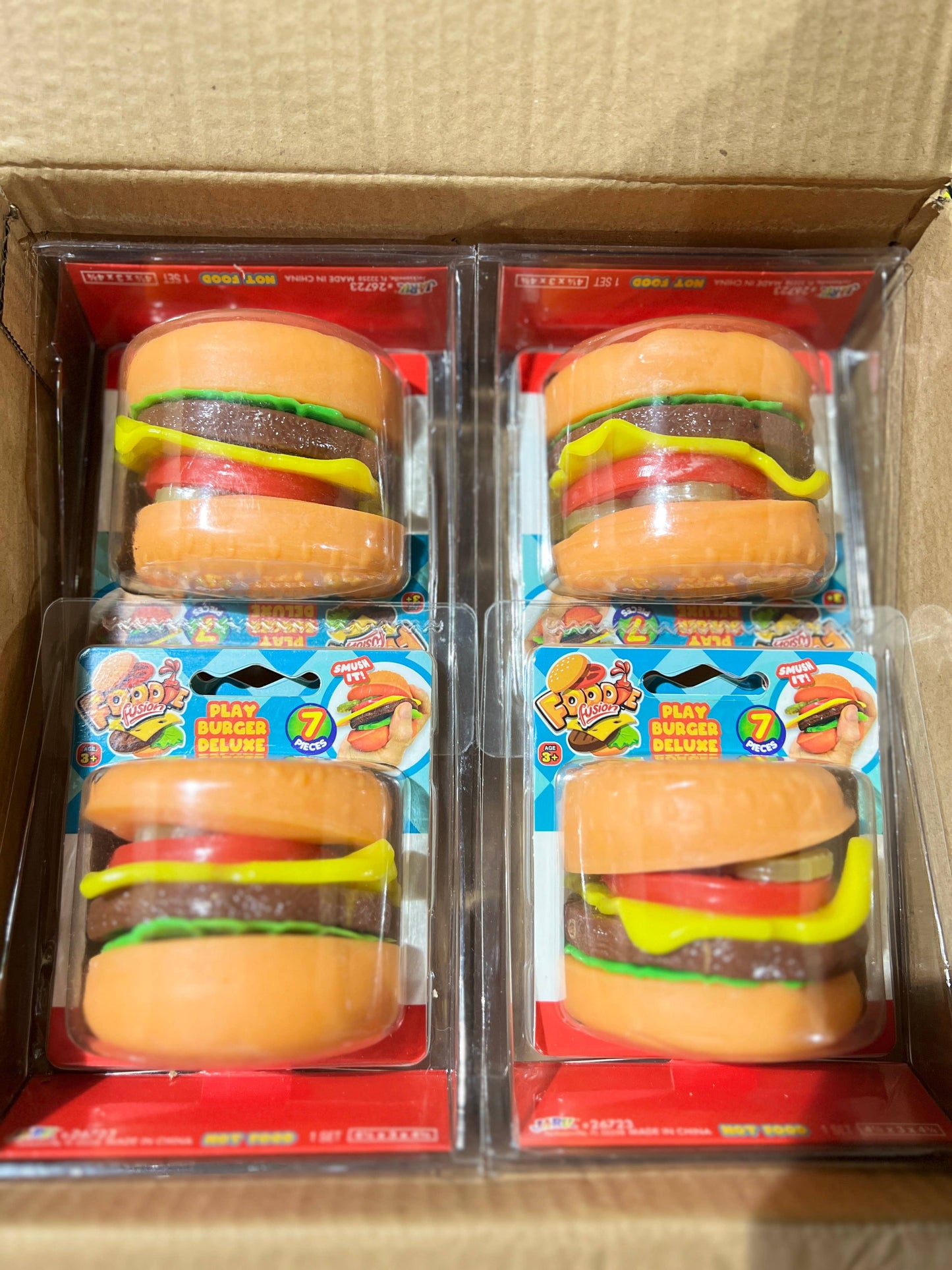 JARU Squishy Deluxe Hamburger Toy
