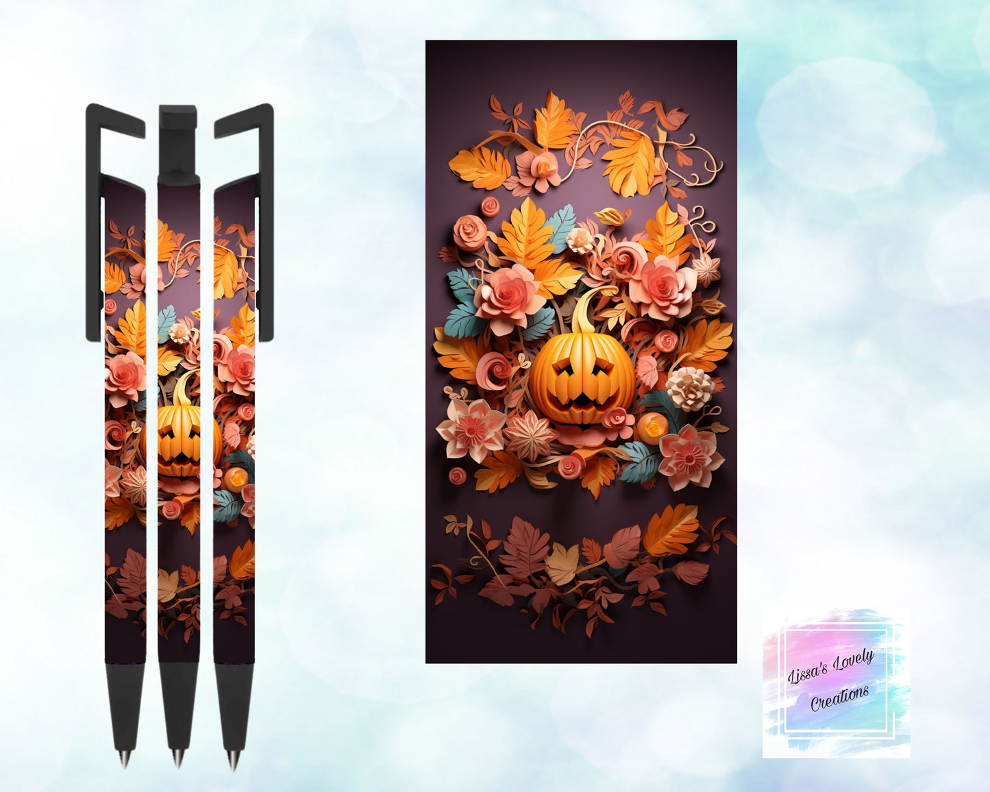 Jack-O-Lantern Ink Pen