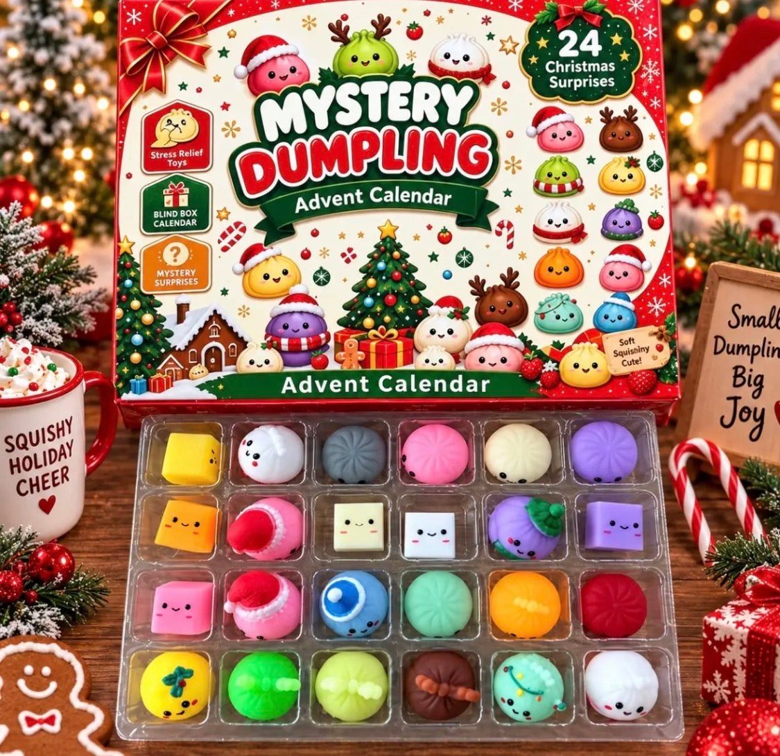 24-Day Mystery Dumpling Advent Calendar Pre-order- ETA 2-3 WEEKS
