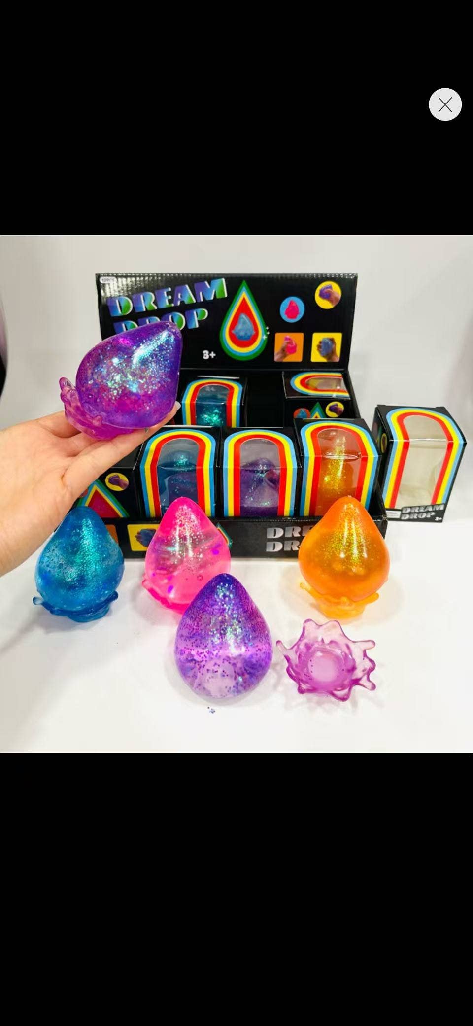 Dream Drop Squish Toy w/ Stand