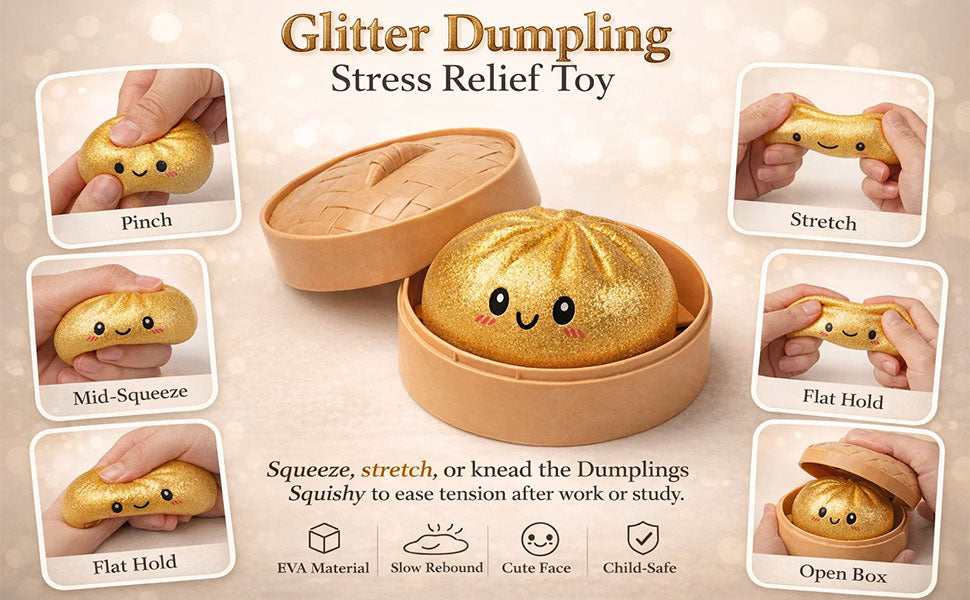 Mystery Squishy Dumpling- Glow In The Dark