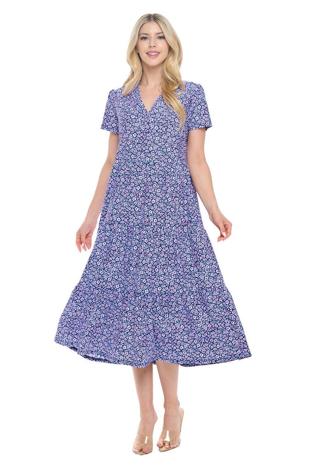 ARYEH - Gloria Floral Print Midi Dress