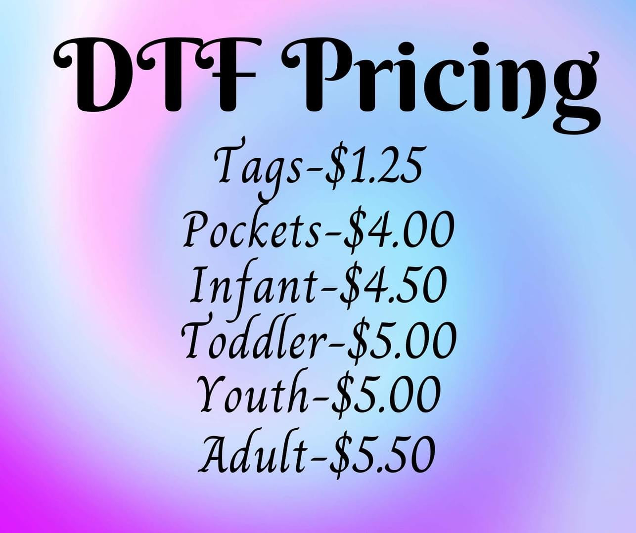 Dtf prints