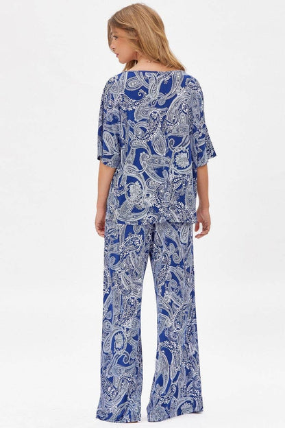 Dear Scarlett - Printed Spring Two-Piece Set