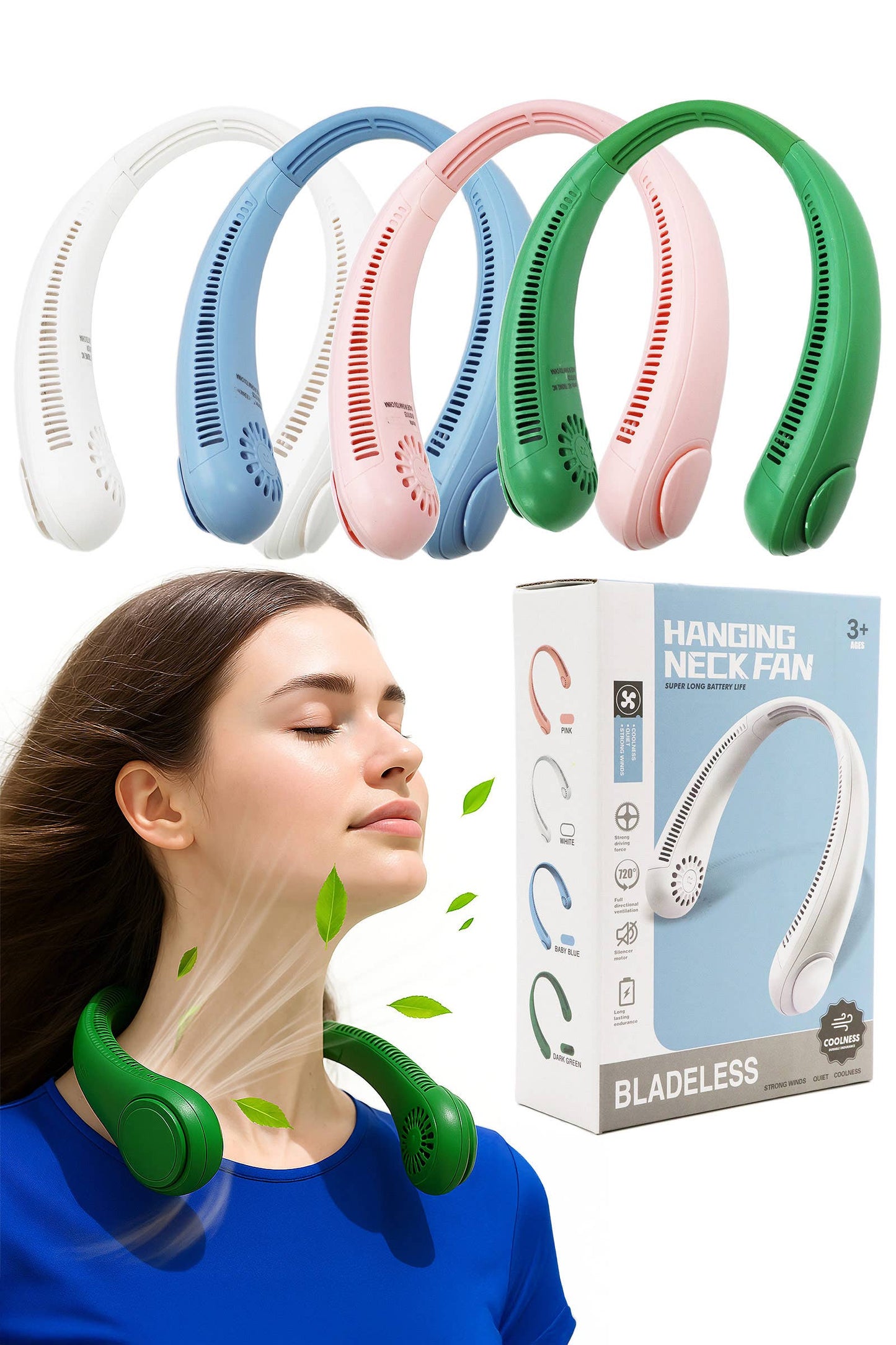 Bladeless Neckband Electrical Fan