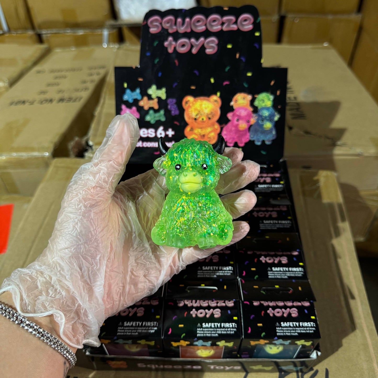 Sugar Squeeze Highland Cow Toy