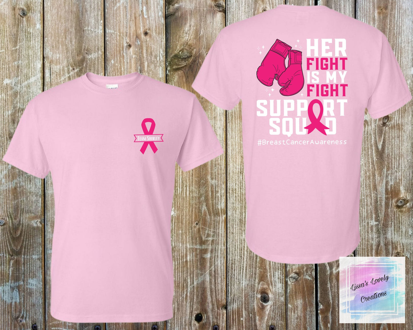 Breast Cancer Awareness Team Shirley Support Squad Shirt