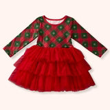 Christmas Plaid Tulle Dress Pete+Lucy