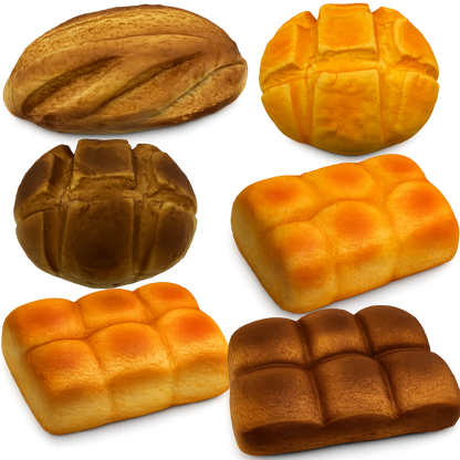 Fun Doh MEGA 7" Bread Slow Rise Squishy Bakery