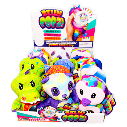 Belly Popz Squeeze Plush Stress Toy Assortment