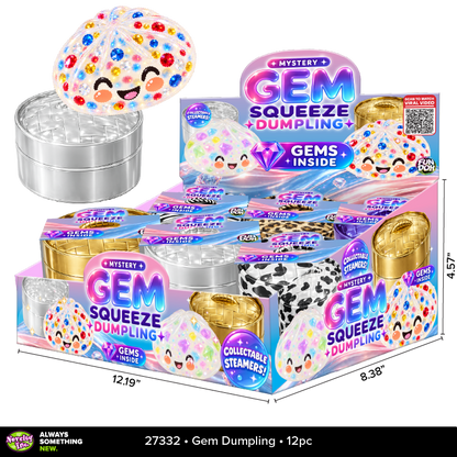 Fun Doh Mystery Gem Filled Squishy Dumpling Toy