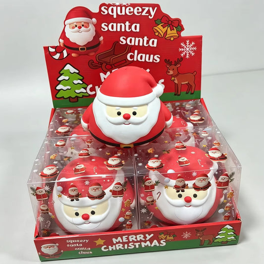 Jumbo Santa Claus Squeeze Toy – Large Flour-Filled Sensory Fidget (Pre-Order ETA Week of Sept 21)