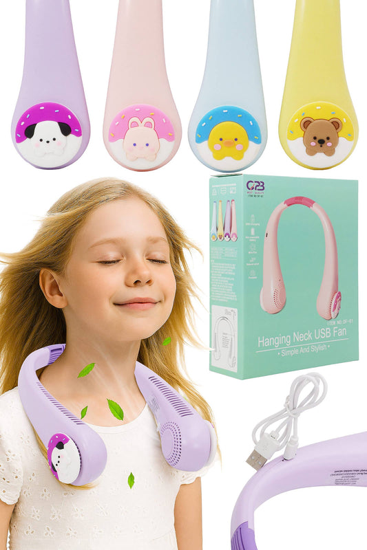 Animal Pals Bladeless Neckband Electrical Fan
