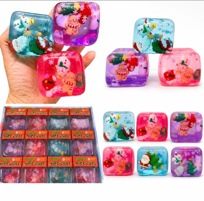 Christmas Nice Cube Squishy – Holiday Sensory Squeeze Block (Pre-Order ETA Week of Sept 14)