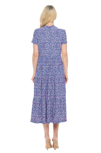ARYEH - Gloria Floral Print Midi Dress