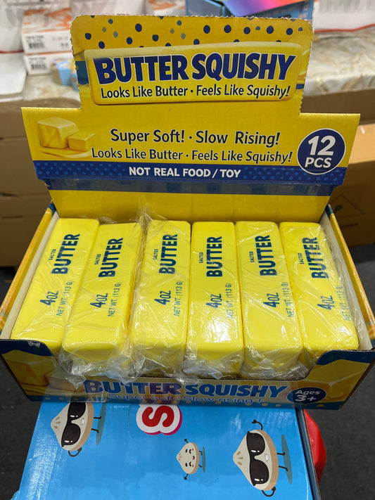 Viral Squishy - 4oz Squishy Yellow Butter Toy