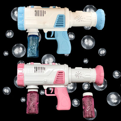 12-Hole Bubble Gun with Light & Music