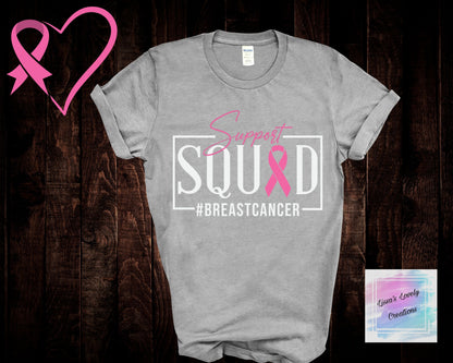 Breast Cancer Awareness Support Squad Shirt