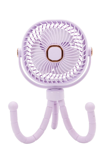 Matte Pastel Led Flexible Leg Electric Fan