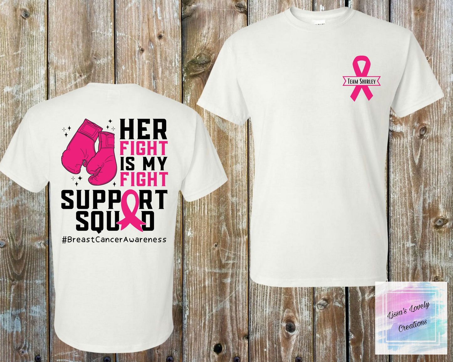 Breast Cancer Awareness Team Shirley Support Squad Shirt