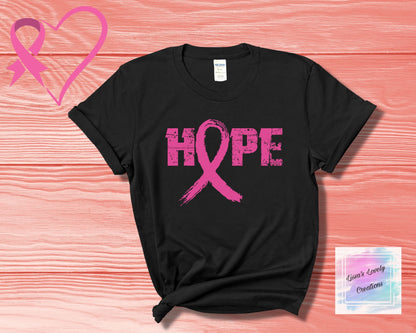 Breast Cancer Awareness Pink Hope Shirt