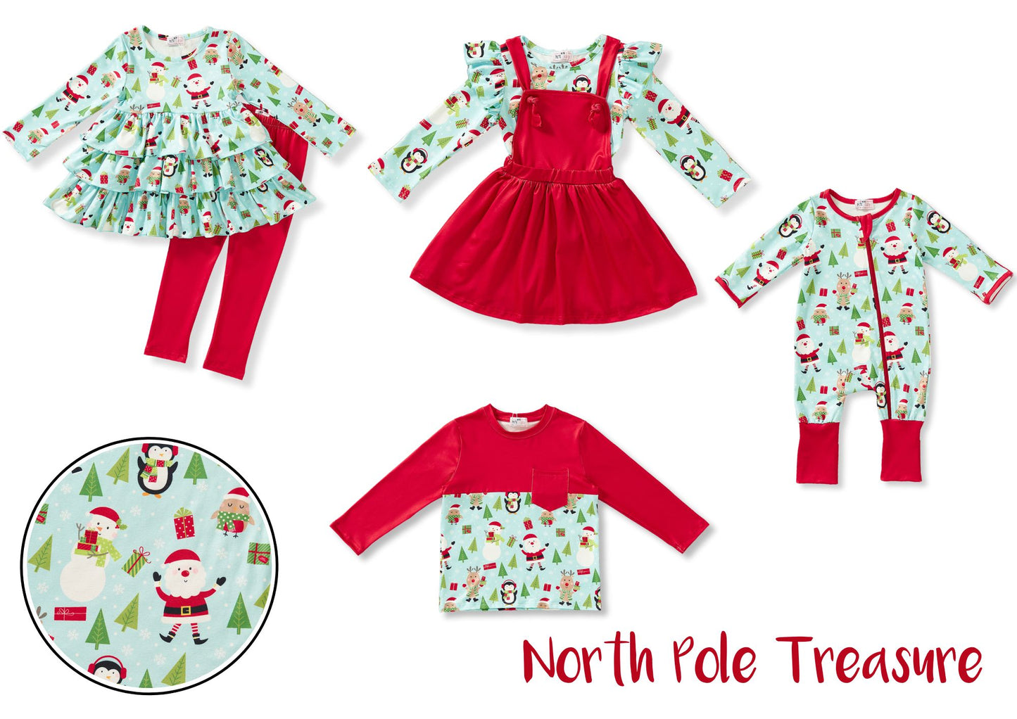 North Pole Treasure Unisex Romper Pete+Lucy