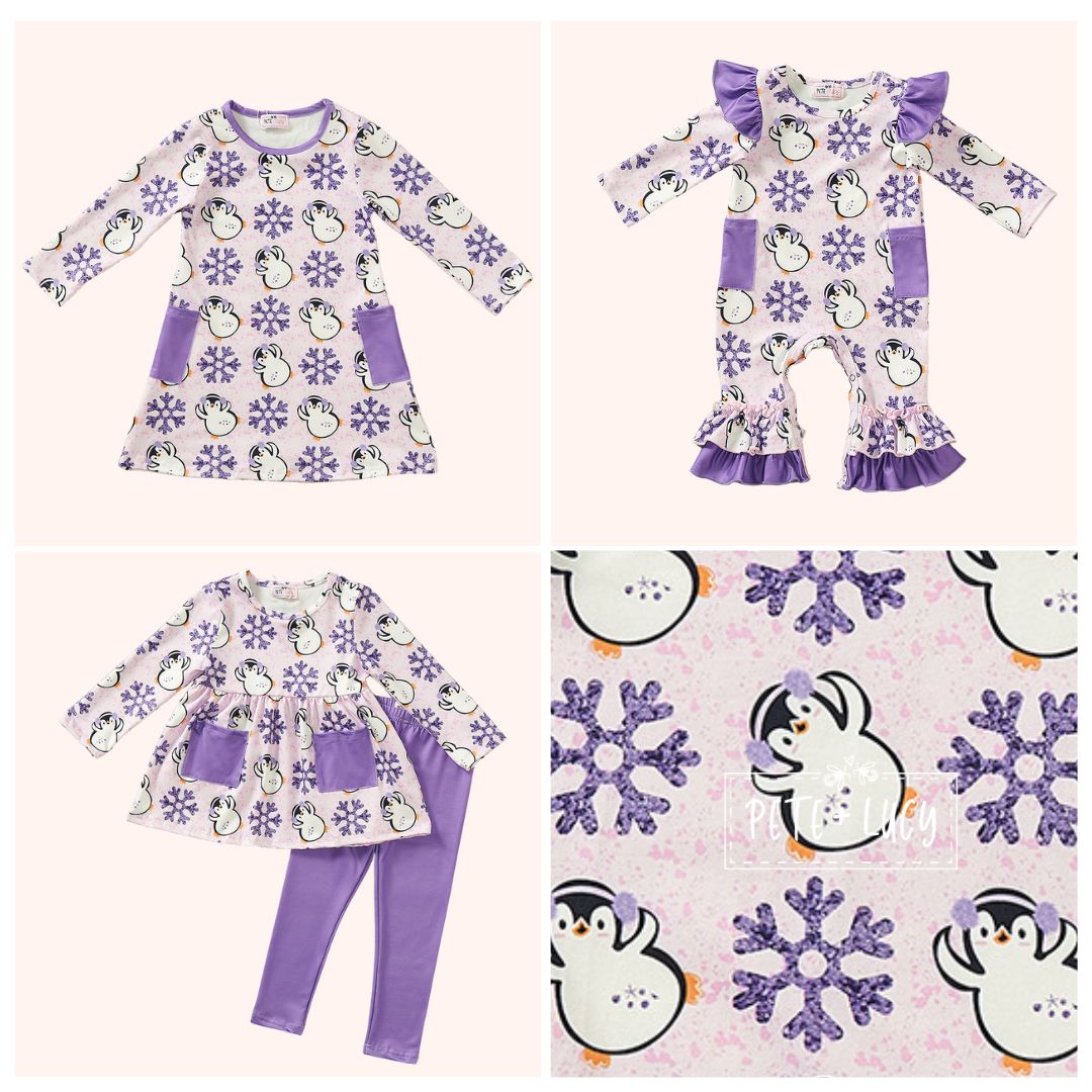 Chilly Penguin Cheer 2 Piece Set Pete+Lucy