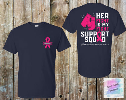 Breast Cancer Awareness Team Shirley Support Squad Shirt