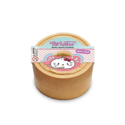 Authentic Sanrio Hello Kitty and Friends Mystery Squishy Dumpling Liquid Glitter Fidget- Preorder - October
