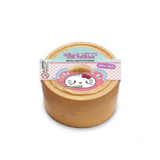 Authentic Sanrio Hello Kitty and Friends Mystery Squishy Dumpling Liquid Glitter Fidget- Preorder - October