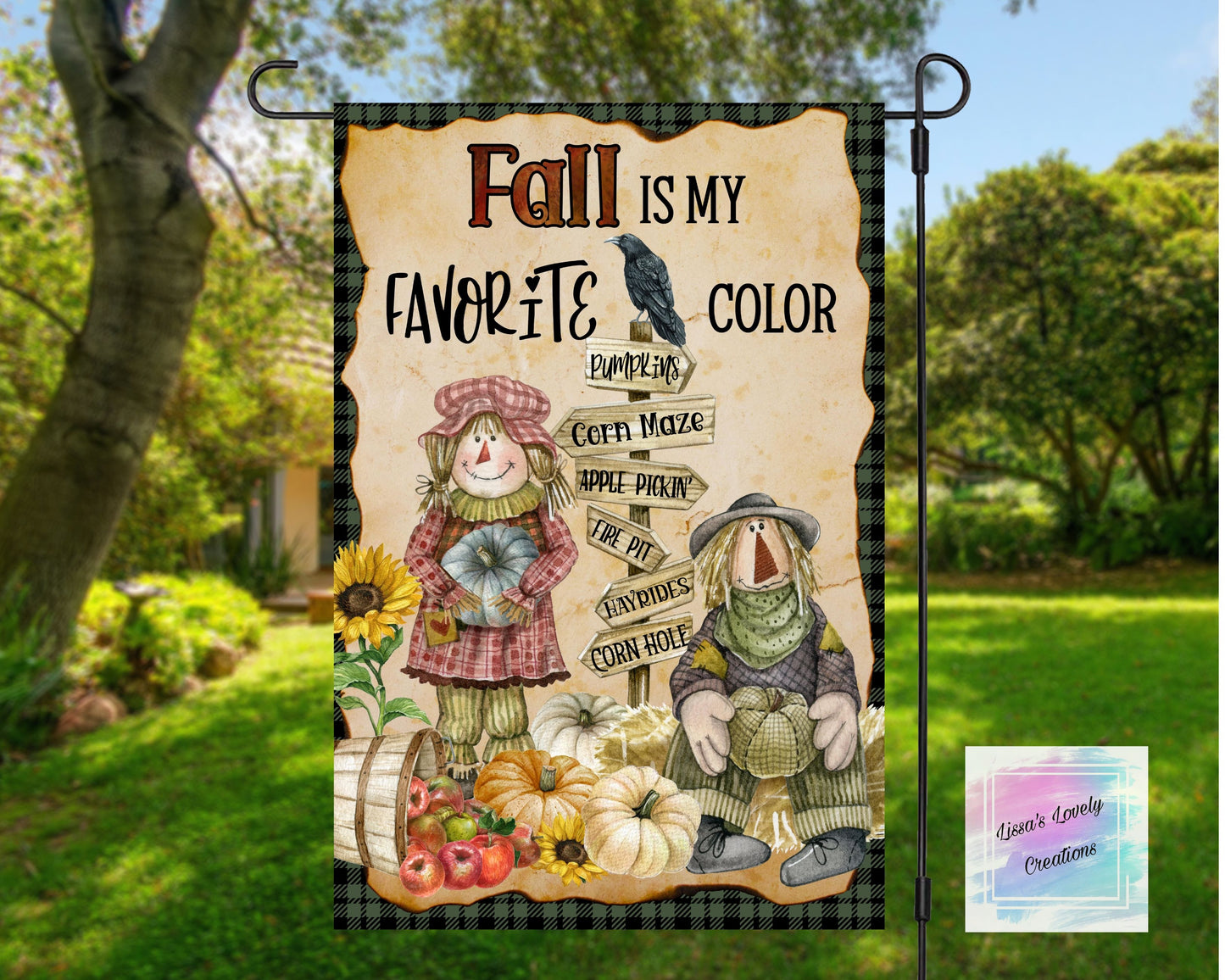 Fall Is My Favorite Color Garden Flag