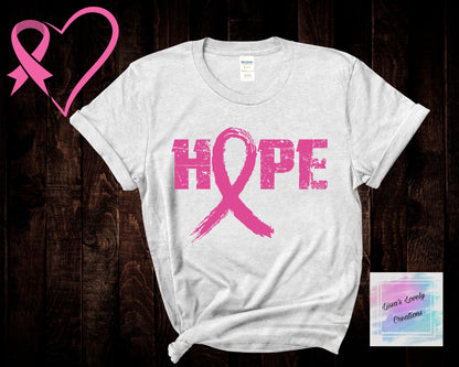 Breast Cancer Awareness Pink Hope Shirt