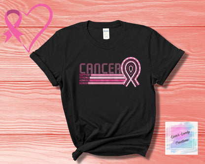 Breast Cancer Awareness Support Strong Admire Honor Shirt