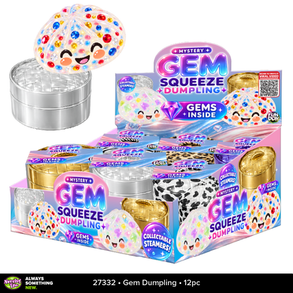 Fun Doh Mystery Gem Filled Squishy Dumpling Toy