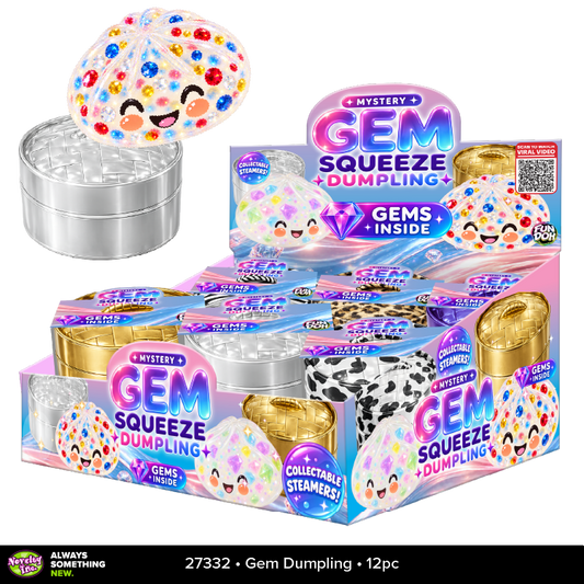 Fun Doh Mystery Gem Filled Squishy Dumpling Toy