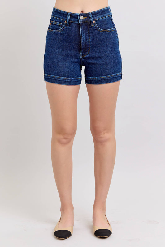 Judy Blue Jeans - Dark Wash High Waisted Tummy Control Shorts