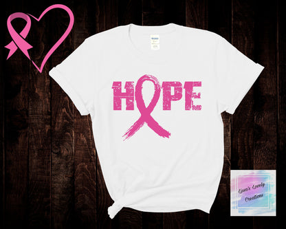 Breast Cancer Awareness Pink Hope Shirt