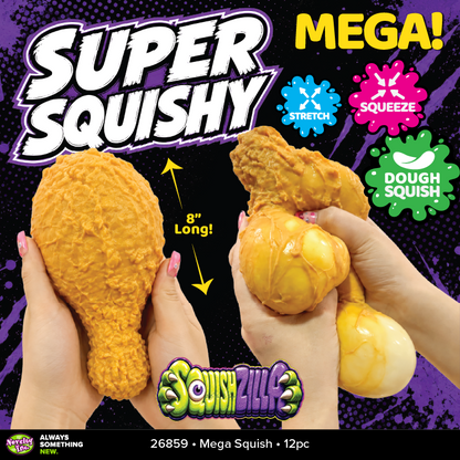 Fun Doh MEGA 8" Food Squishies Sensory Toy