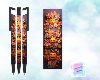 Jack-O-Lantern Ink Pen