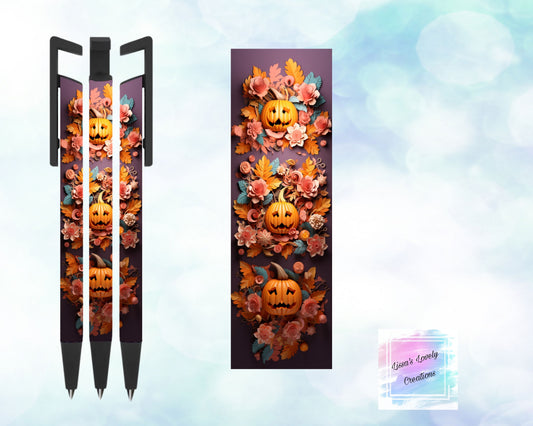 Jack-O-Lantern Ink Pen