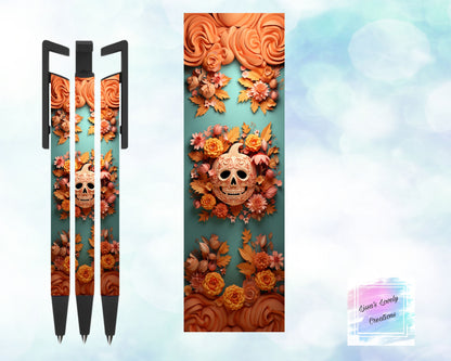Sugar Skull Ink Pen