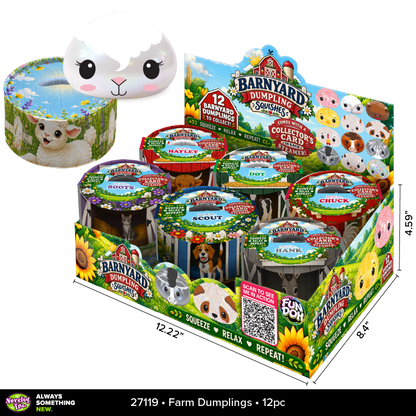 Fun Doh Farm Barnyard Squishy Dumpling Toy