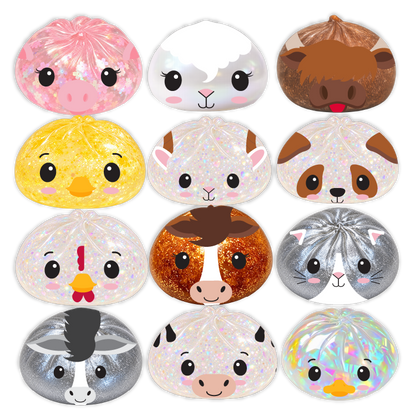 Fun Doh Farm Barnyard Squishy Dumpling Toy