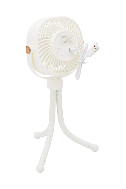 Matte Pastel Led Flexible Leg Electric Fan