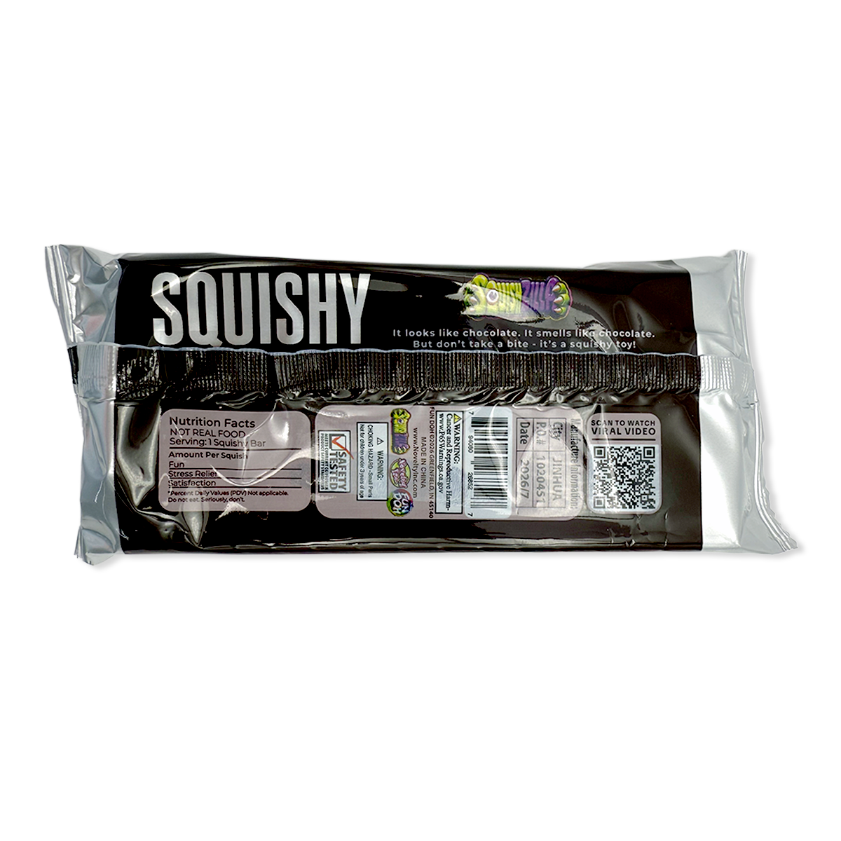 Fun Doh Slow Rise Scented Squishy Chocolate Bar