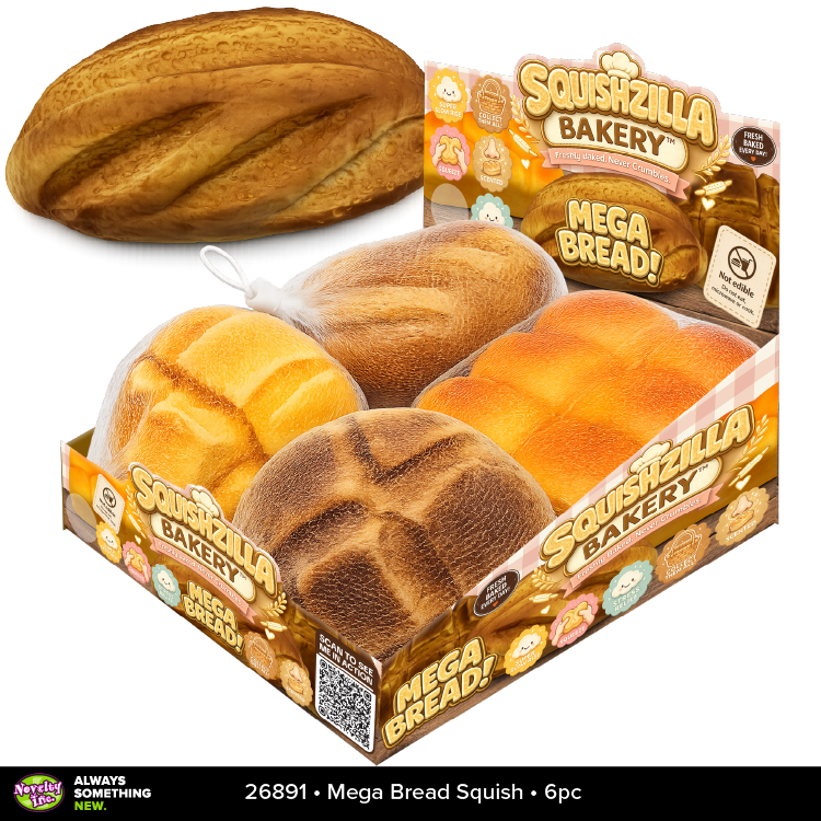 Fun Doh MEGA 7" Bread Slow Rise Squishy Bakery