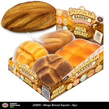 Fun Doh MEGA 7" Bread Slow Rise Squishy Bakery