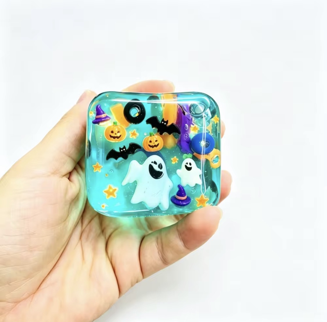 Generic Halloween Figure Maltose Filled Cube Squishy Toy-  ETA SEPTEMBER