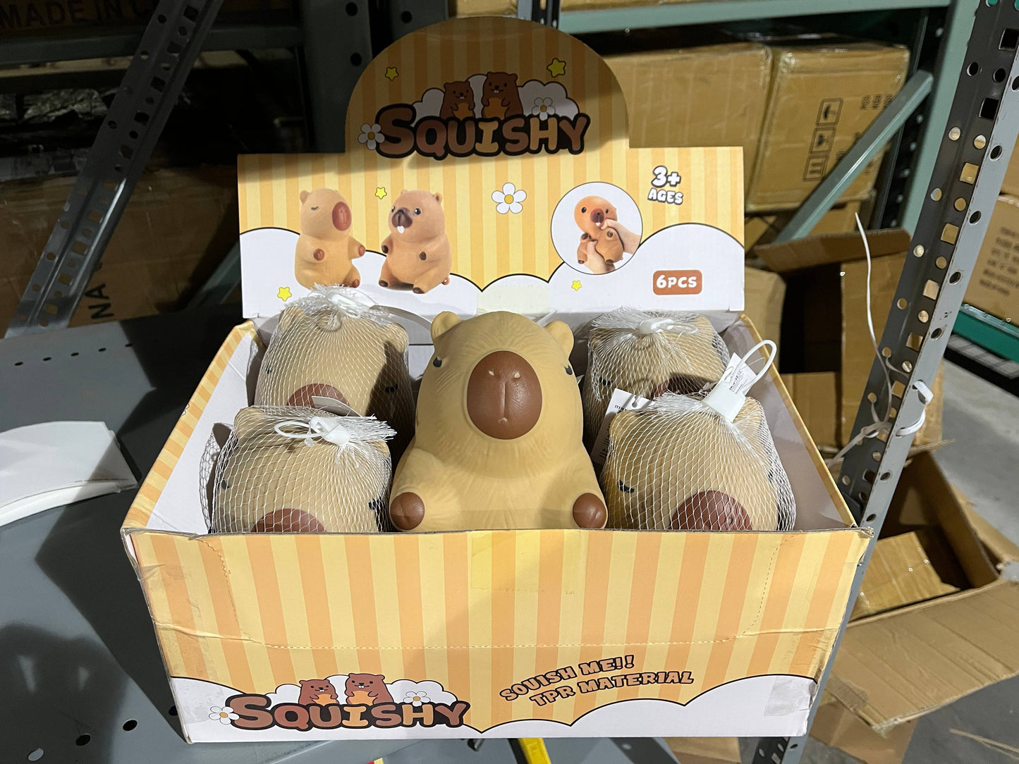 JUMBO Chunky Squishy Capybara 8in